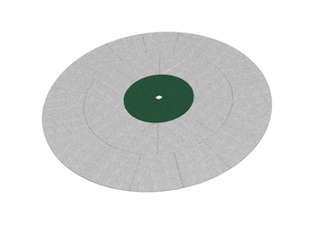 Fallschutzplatte Kreis Ø 180 cm rotbraun Ansicht 2