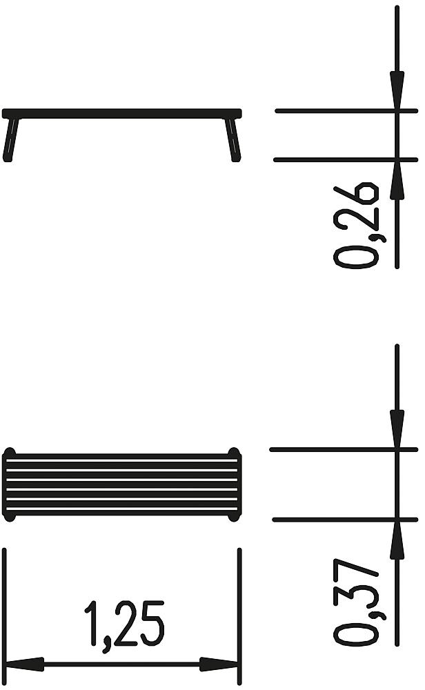 Kleinkindbank ohne Lehne Sederli mini Ansicht 5