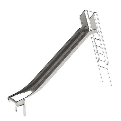 Edelstahlrutschbahn 260 cm mit Aufstieg Ansicht 5