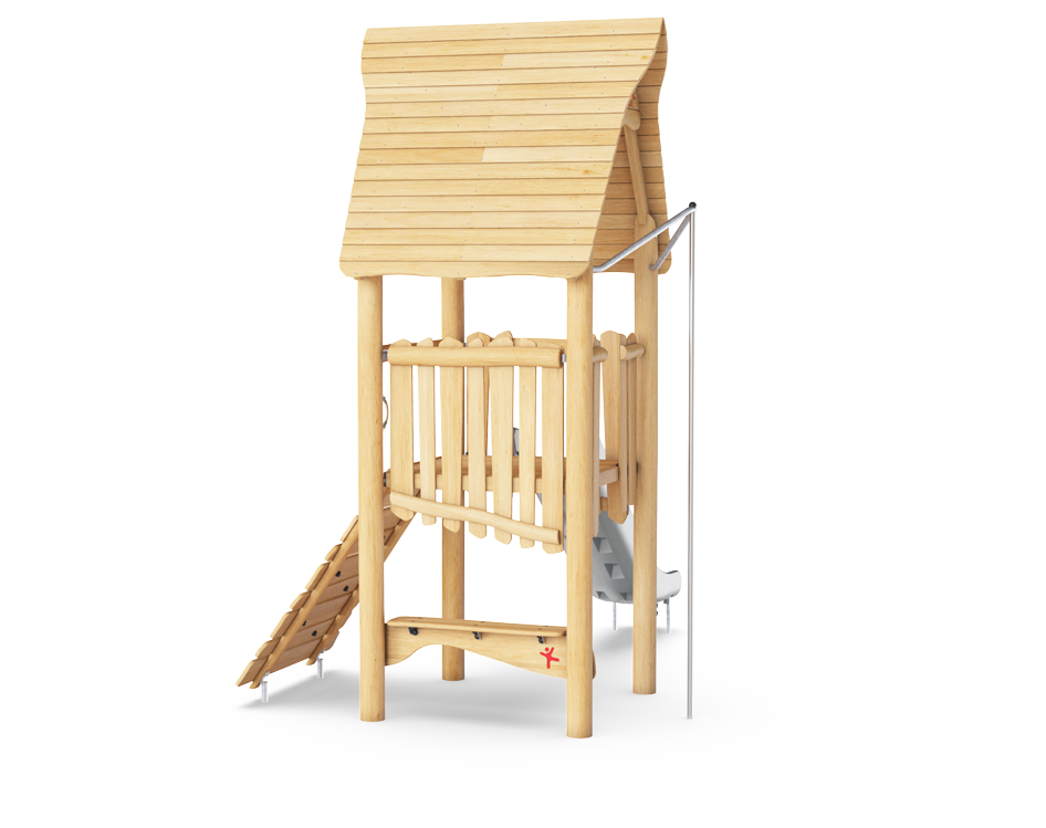 Spielturm mit Rutsche NRO101101 Ansicht 3