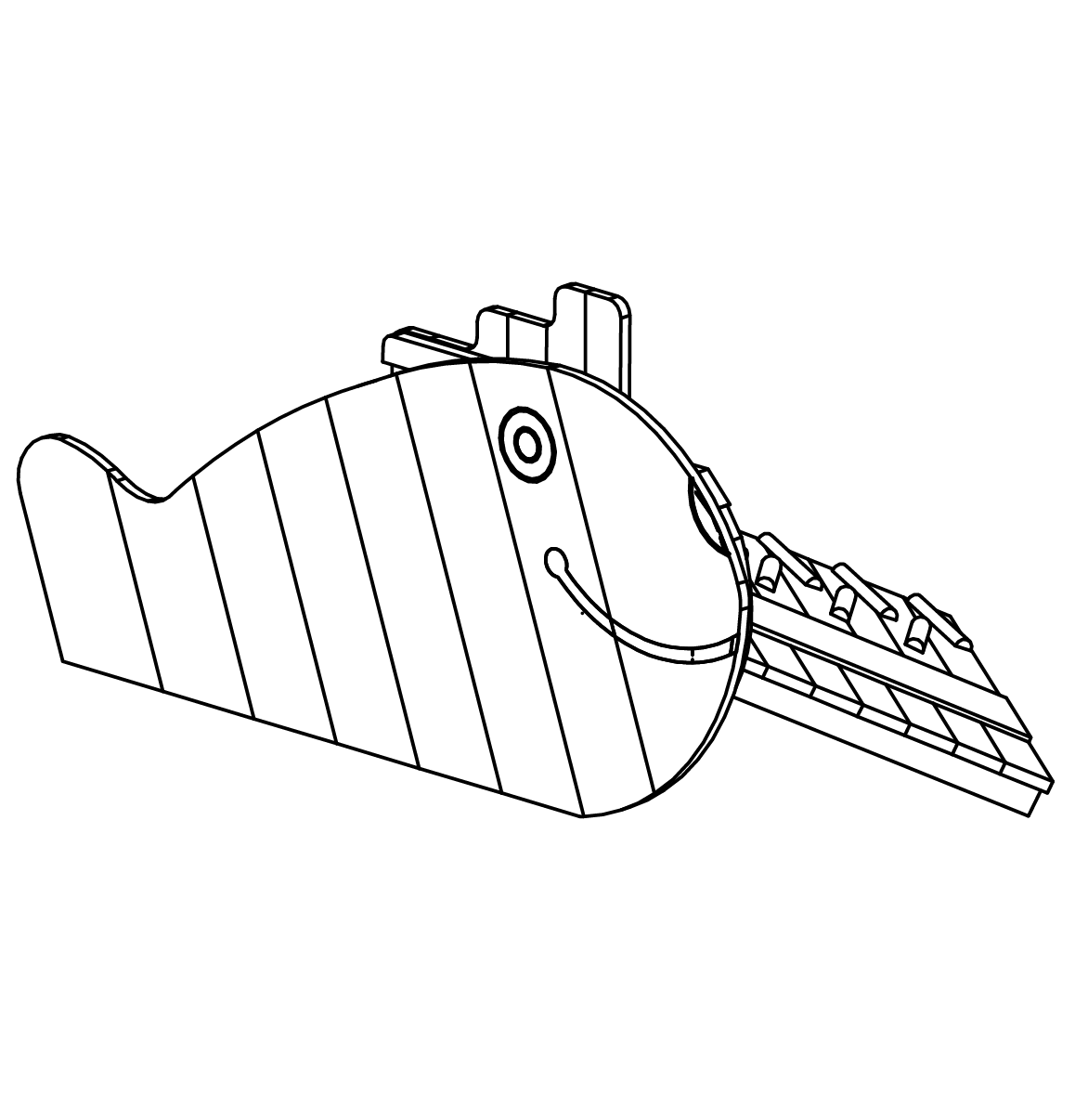 Kleiner Fisch Ansicht 2