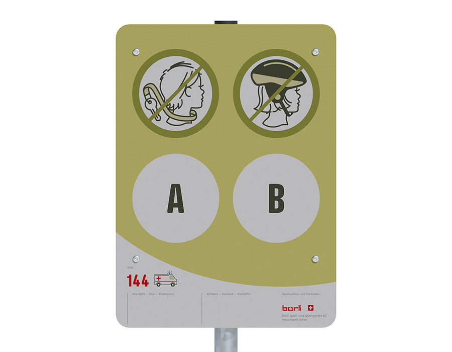 Spielplatztafel Individuell Ansicht 2
