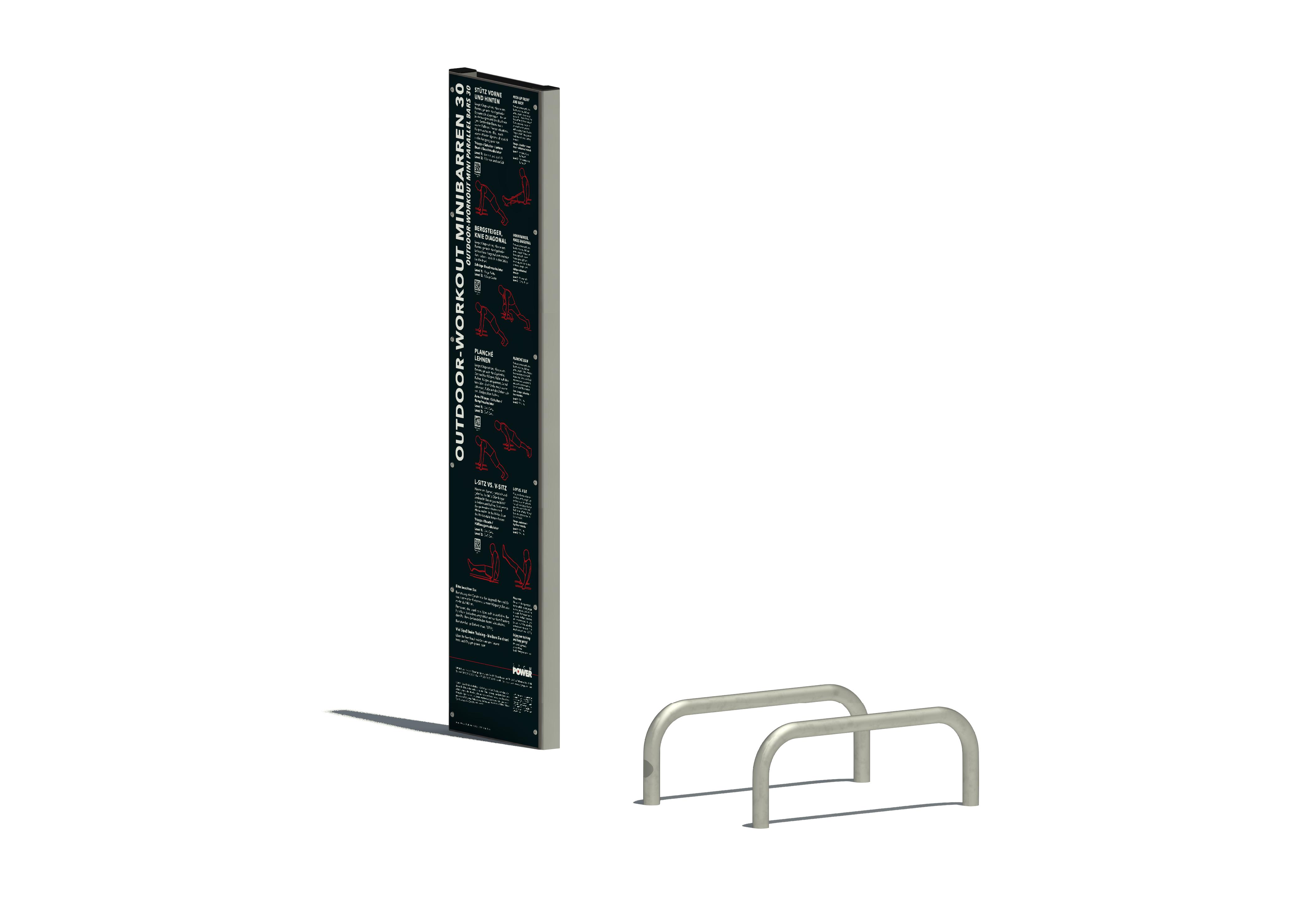 SPGM POWER® Workout Minibarren 30 Ansicht 2