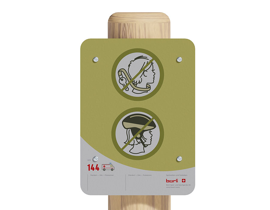 Spielplatztafel Standard Ansicht 2