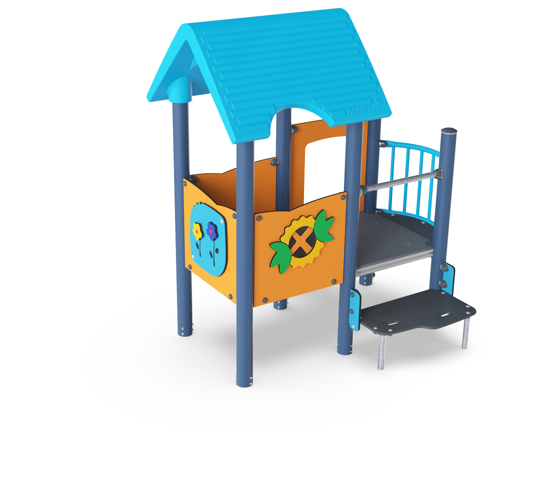 Spielturm mit zwei Plattformen PCM101221 Ansicht 2