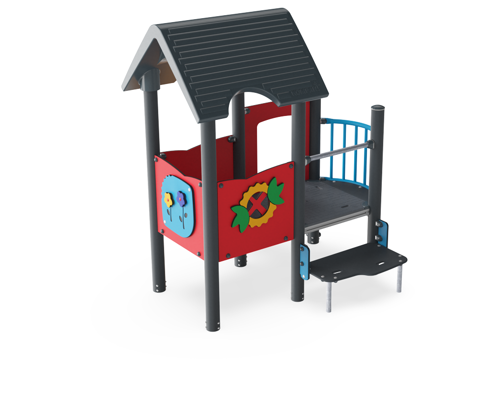 Spielturm mit zwei Plattformen PCM101221 Ansicht 3