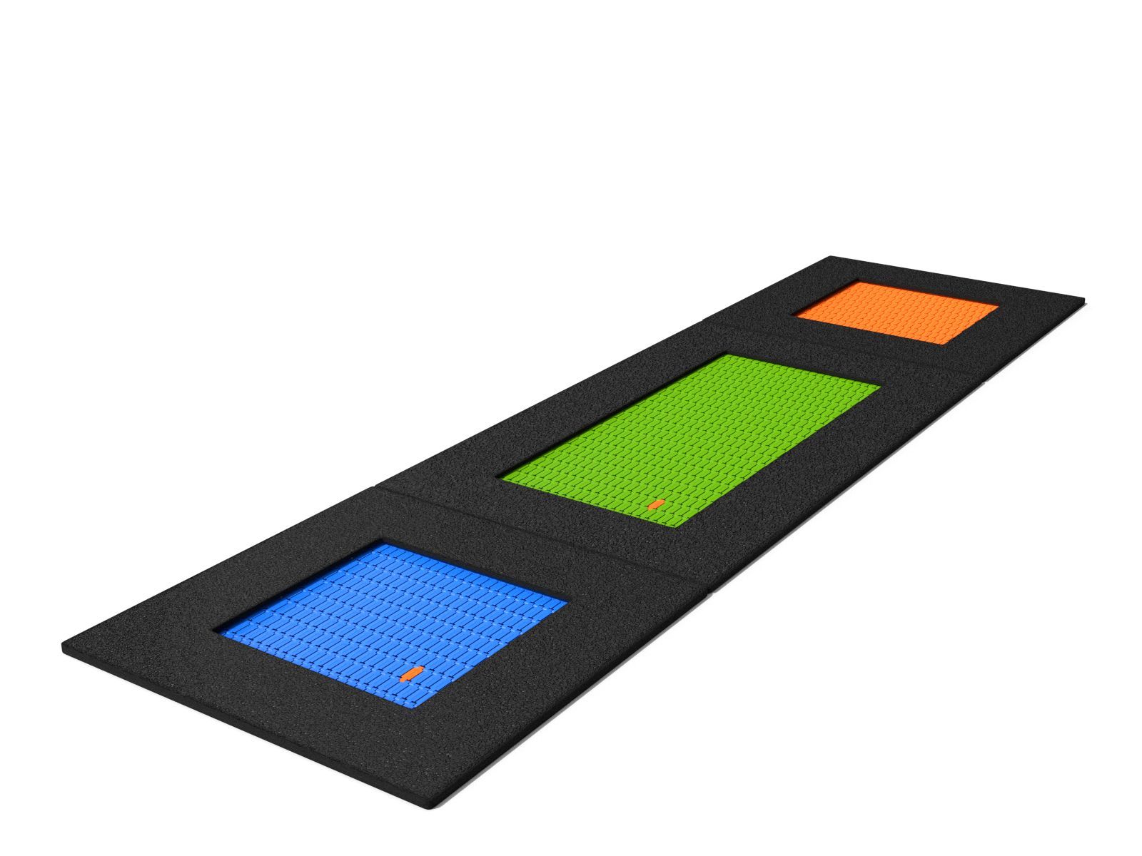 Trampolin Triple 1,36 x 5,02 m Ansicht 3