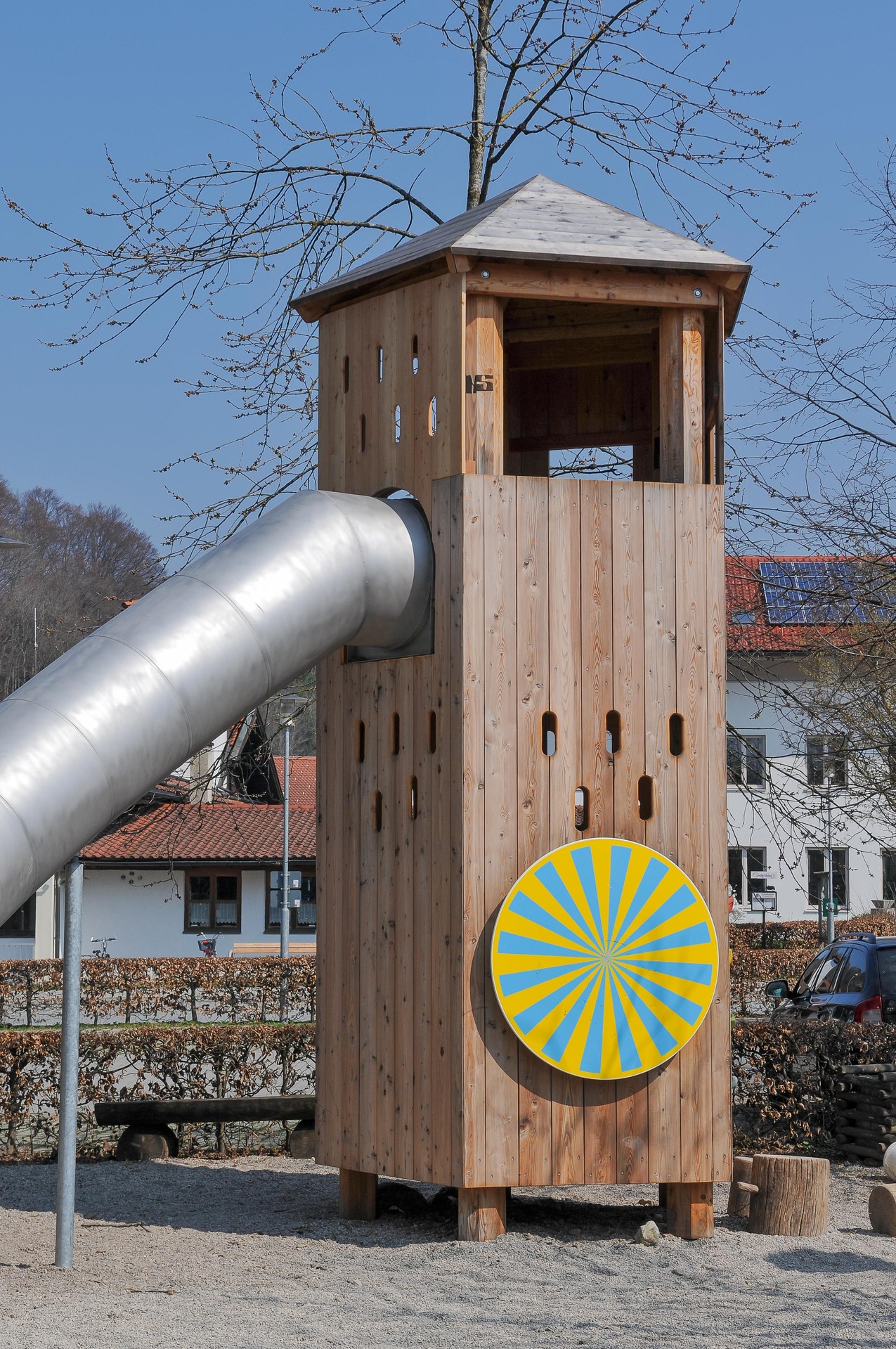 Fünfeck-Pfahlturm Ansicht 6