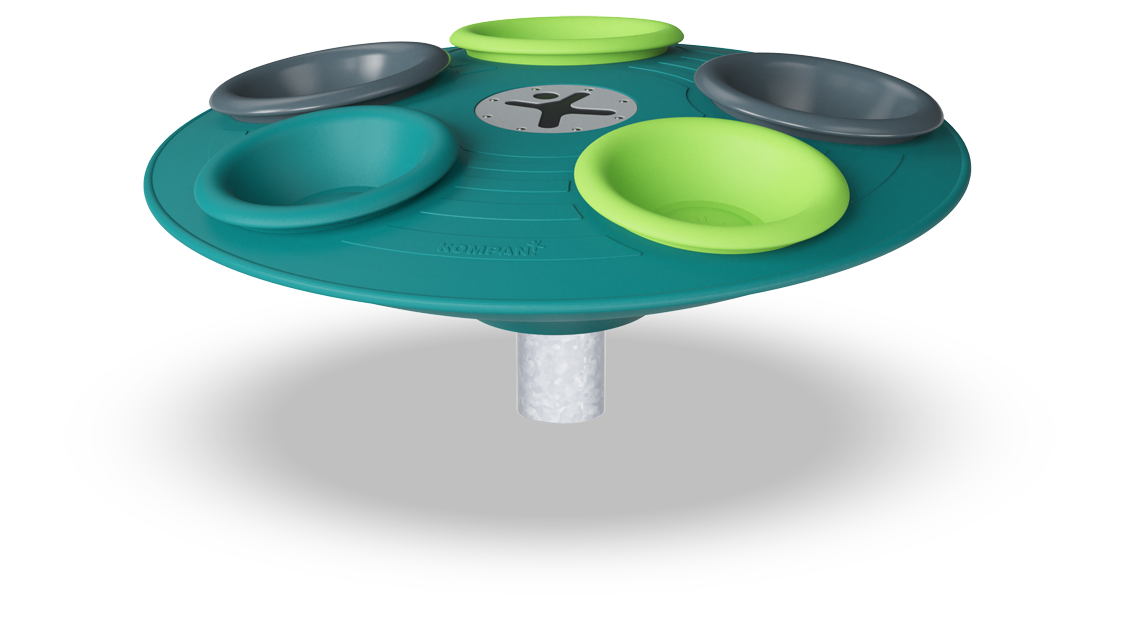 Karussell Multispinner, Blaugrün ELE400063 Ansicht 3