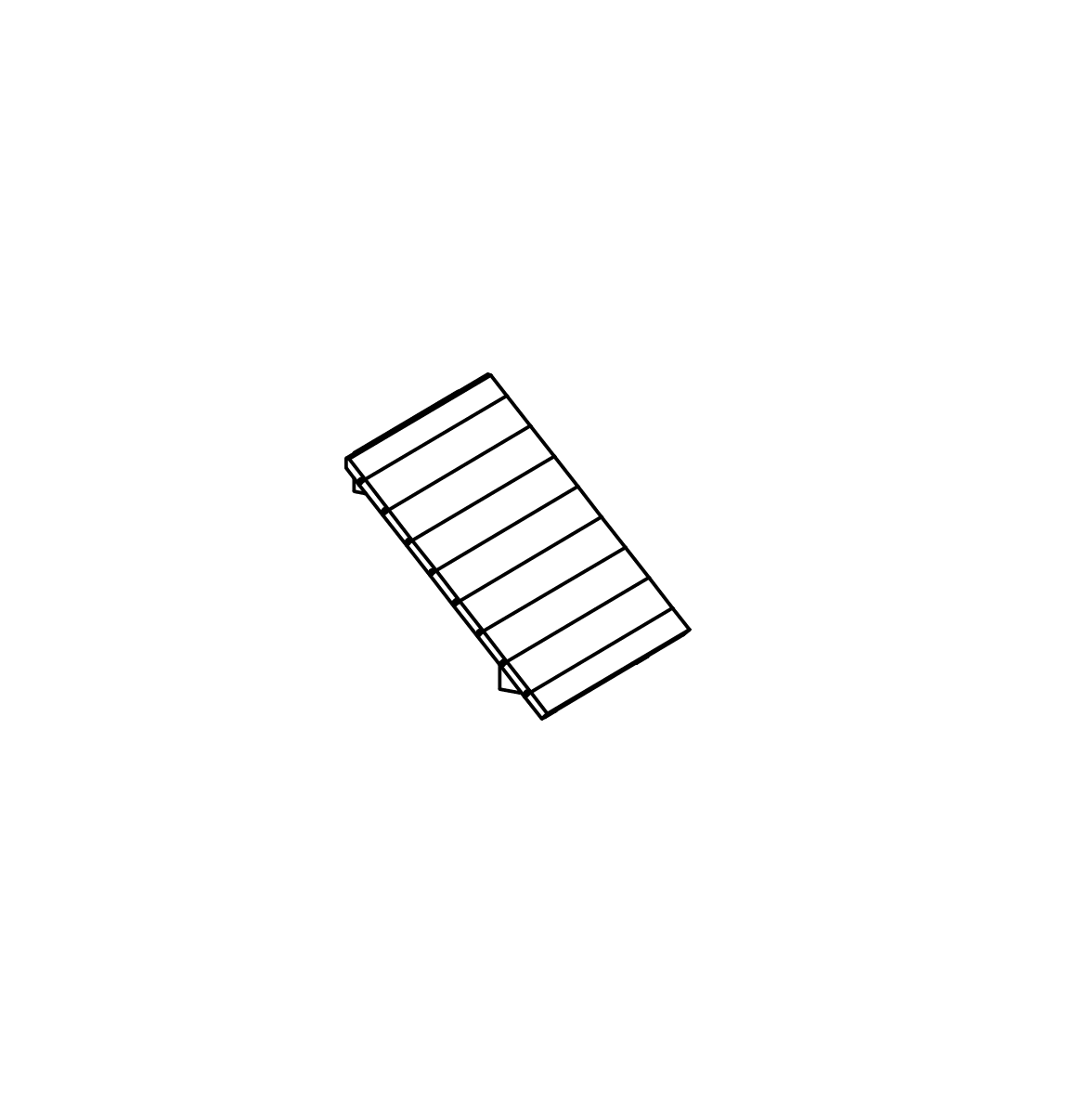 Schräge Wand Ansicht 2
