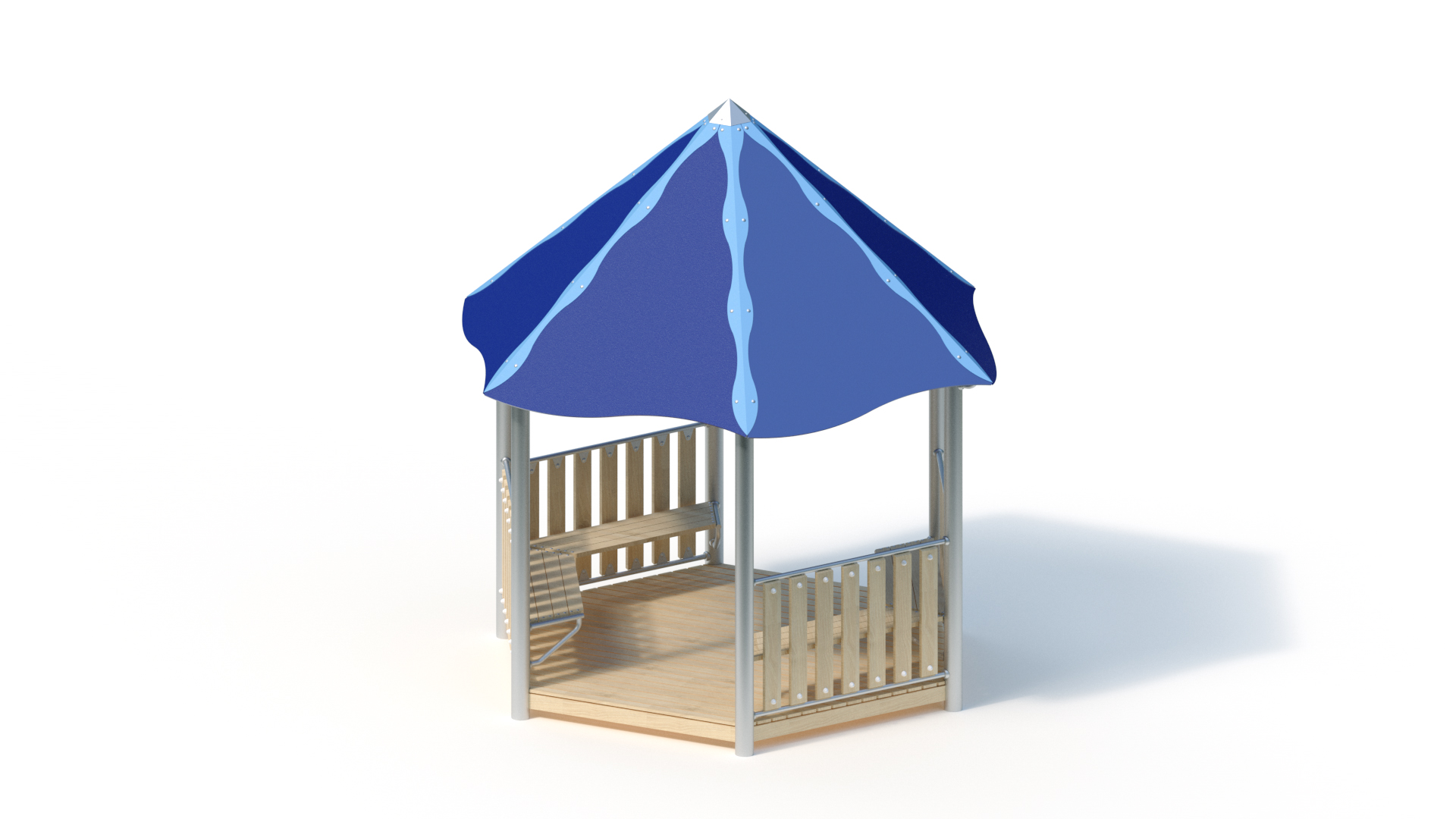 Bankpavillon Ansicht 2