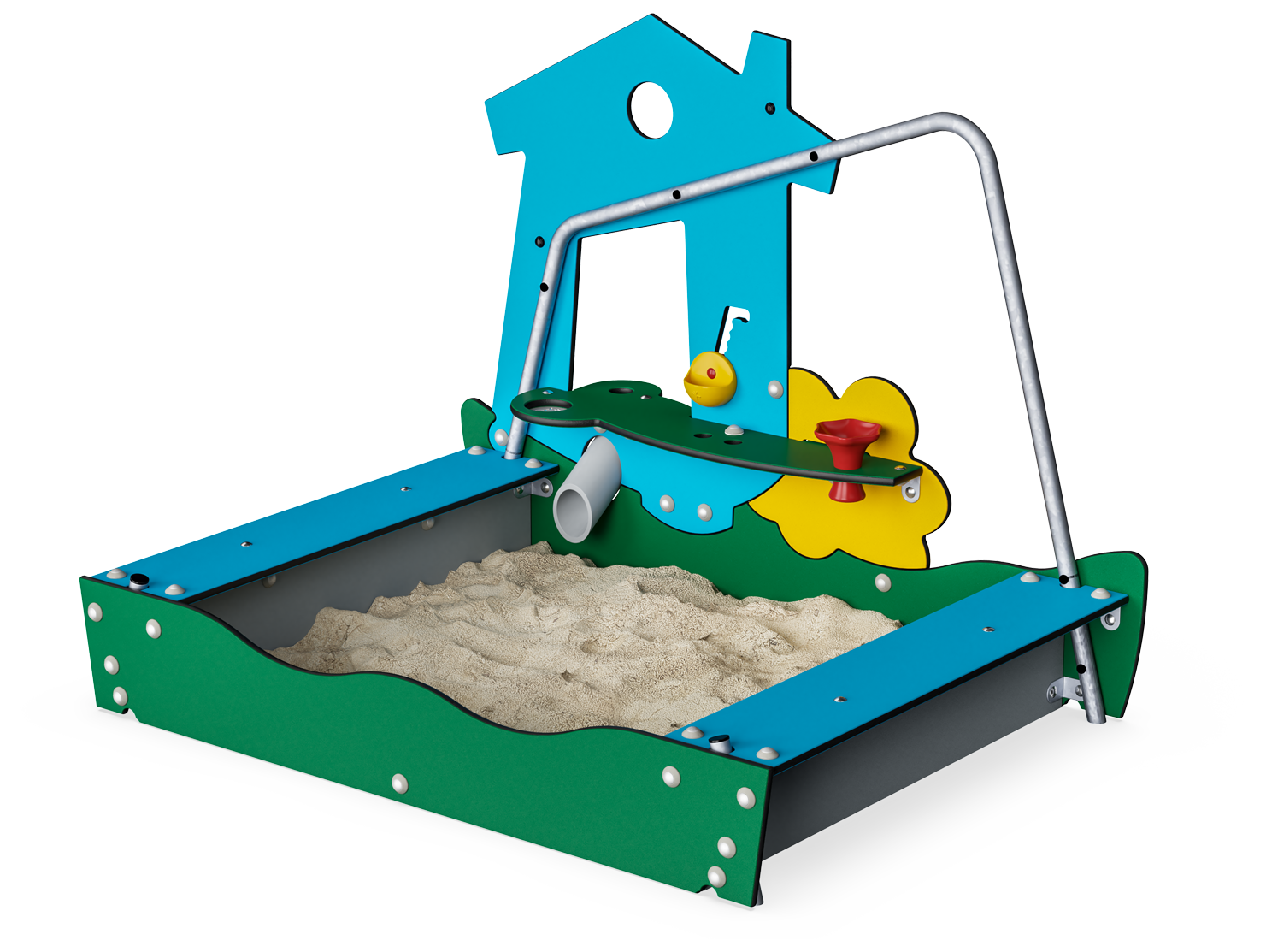 Sandkasten mit Fassade, 180 cm x 139 cm MSC541801 Ansicht 3