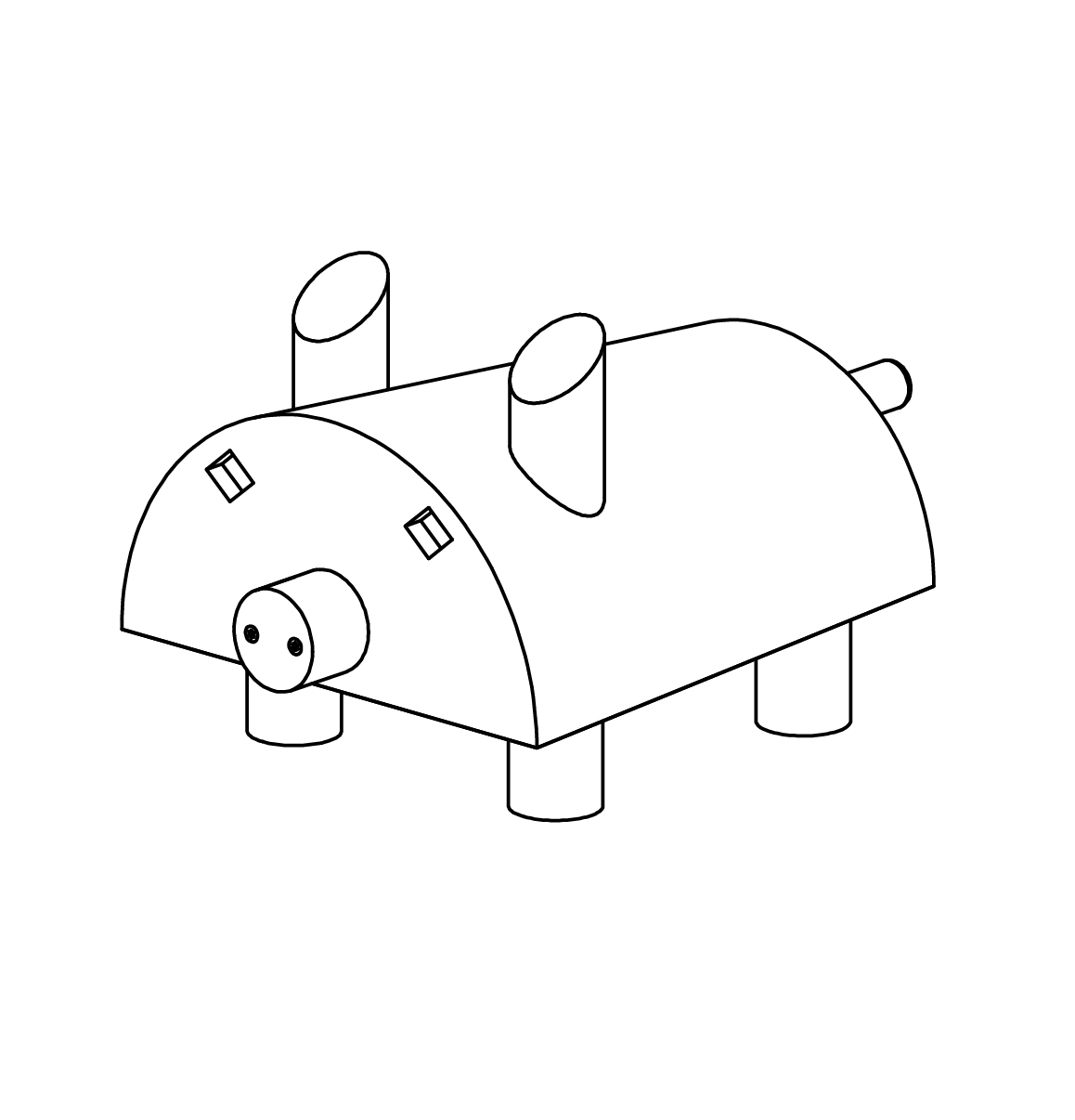 Schwein Ansicht 2