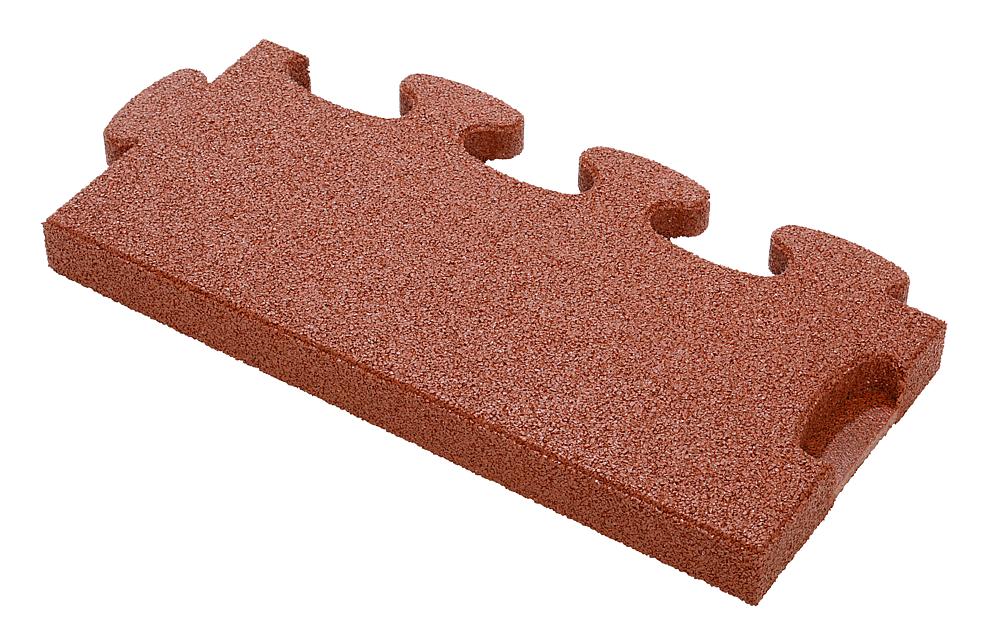 Puzzle Mat 3D Randplatte ohne Zwischenelement 45 mm rotbraun Ansicht 4