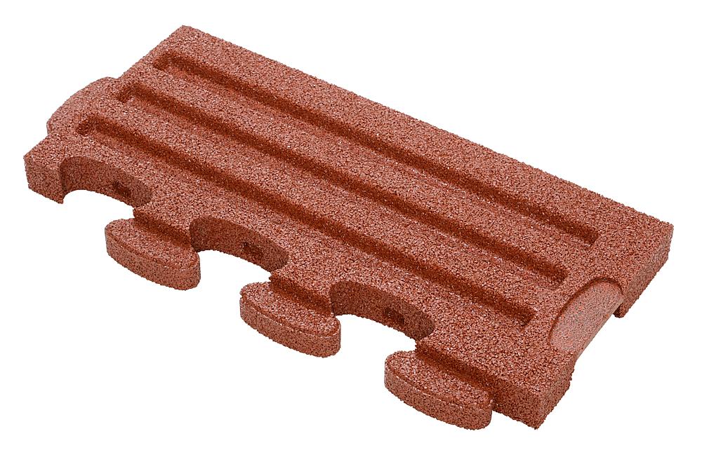 Puzzle Mat 3D Randplatte ohne Zwischenelement 45 mm rotbraun Ansicht 5