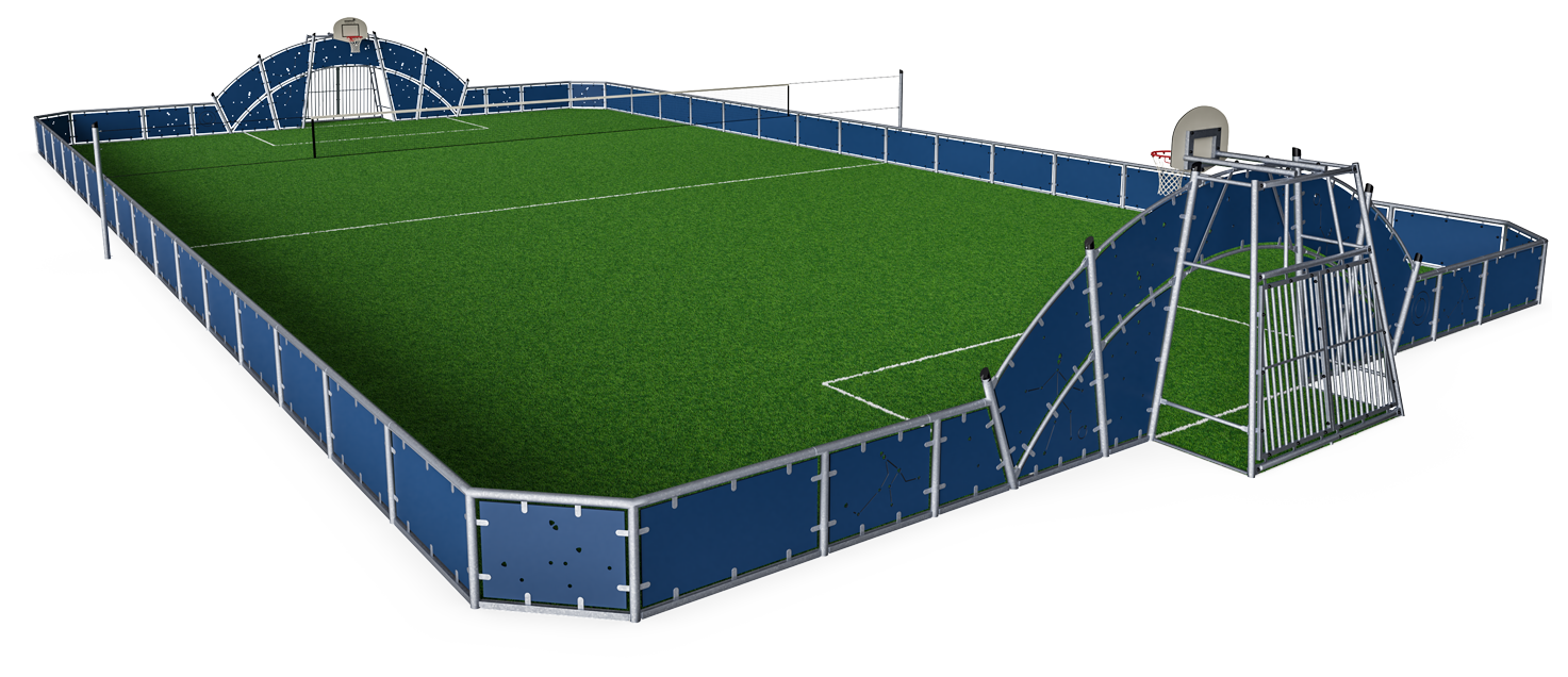 Cosmos Multisportanlage 19 x 36 m FRE2116 Ansicht 2