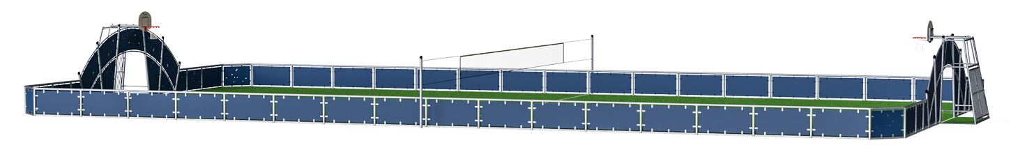 Cosmos Multisportanlage 19 x 36 m FRE2116 Ansicht 3