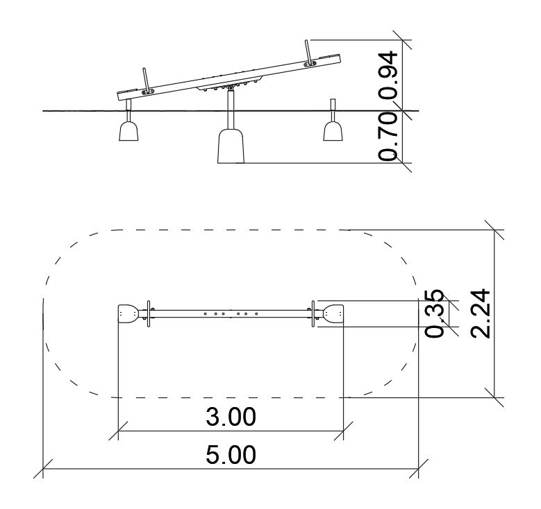 Holzwippe Standard Ansicht 3