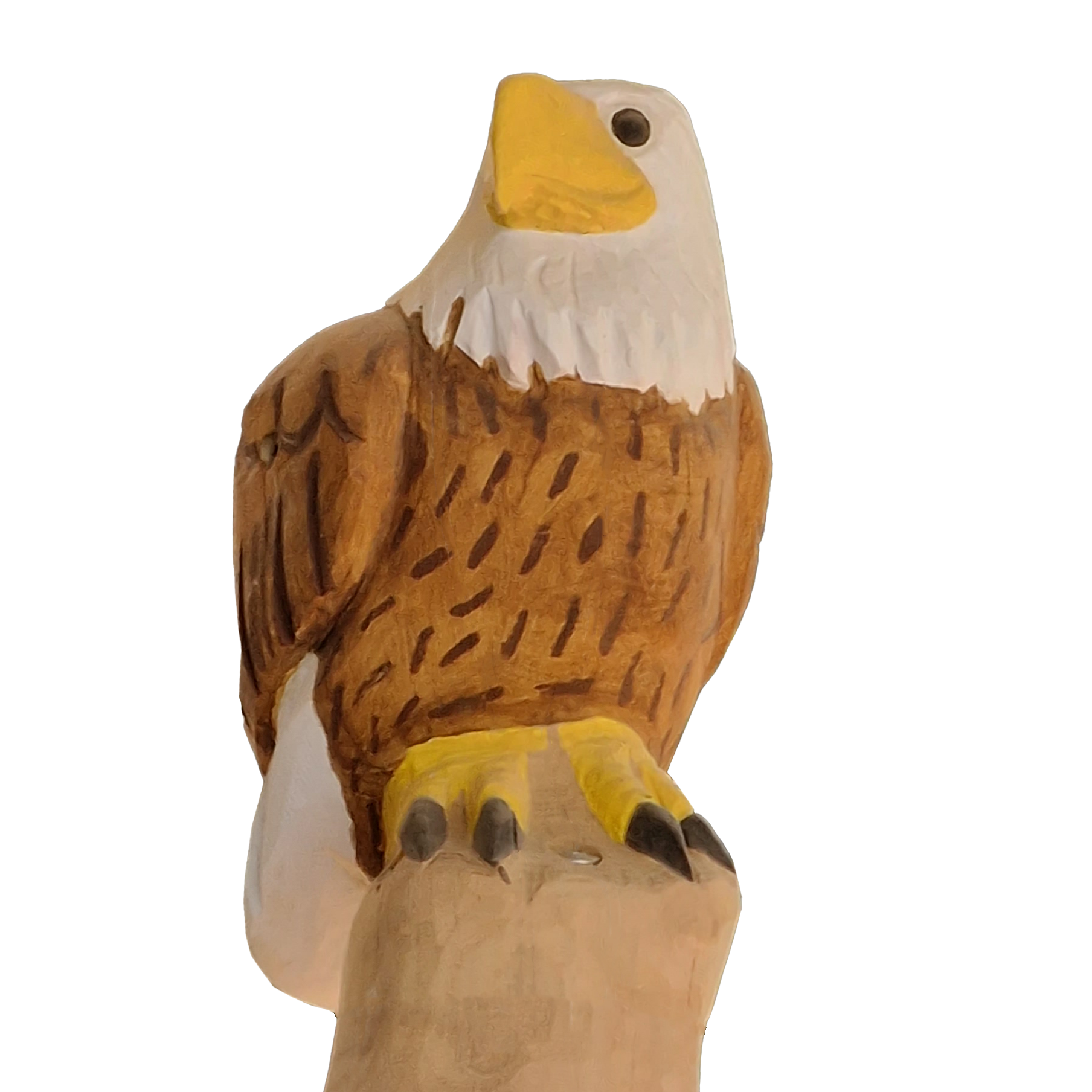 Pfostenkopf/Schnitzfigur Adler - Ansicht 2