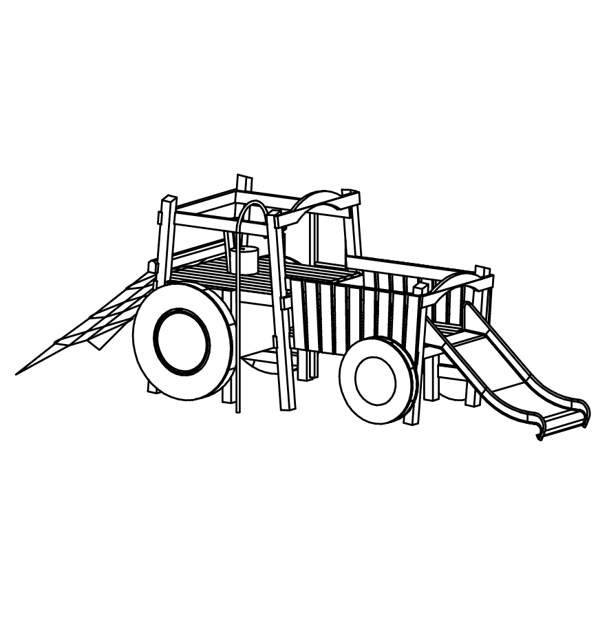 Traktorplattform Ansicht 2