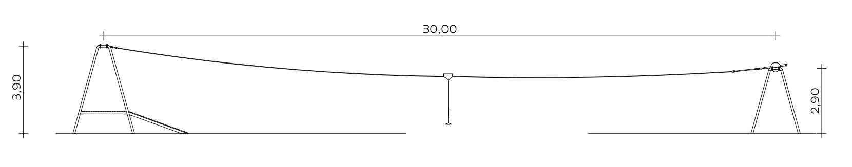 Seilbahn (30,00) mit Rampe Ansicht 3