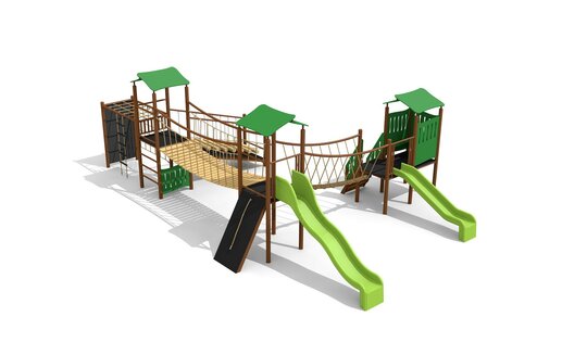 Kletterlandschaft 4 steel color Ansicht 3