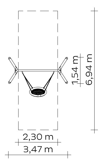 Korbschaukel KAROLAM® (2,00) Ansicht 3