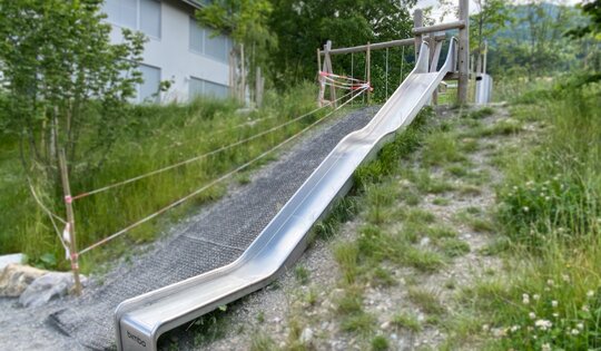 bimbo Hang-Wellenrutsche inox H 200 cm Ansicht 2