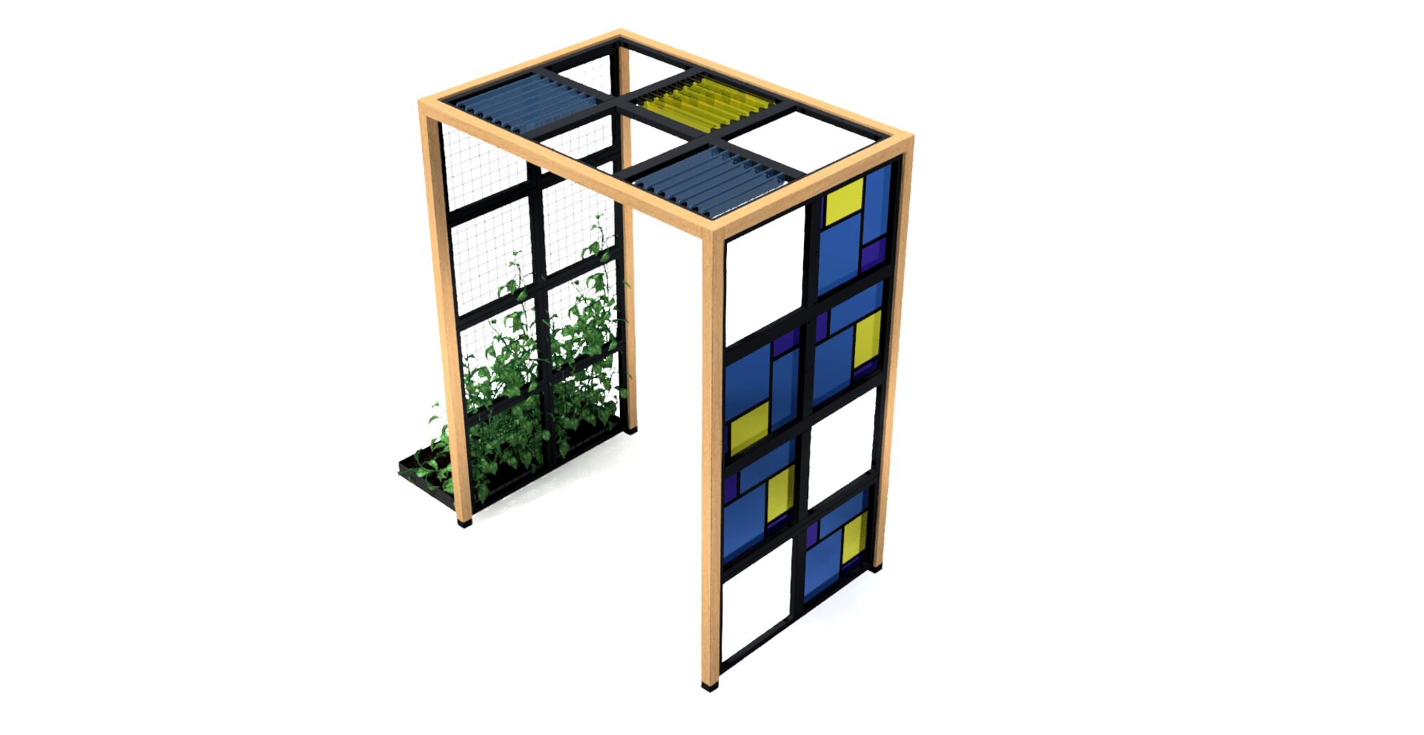 Portal mit Pergola Dream Ansicht 2