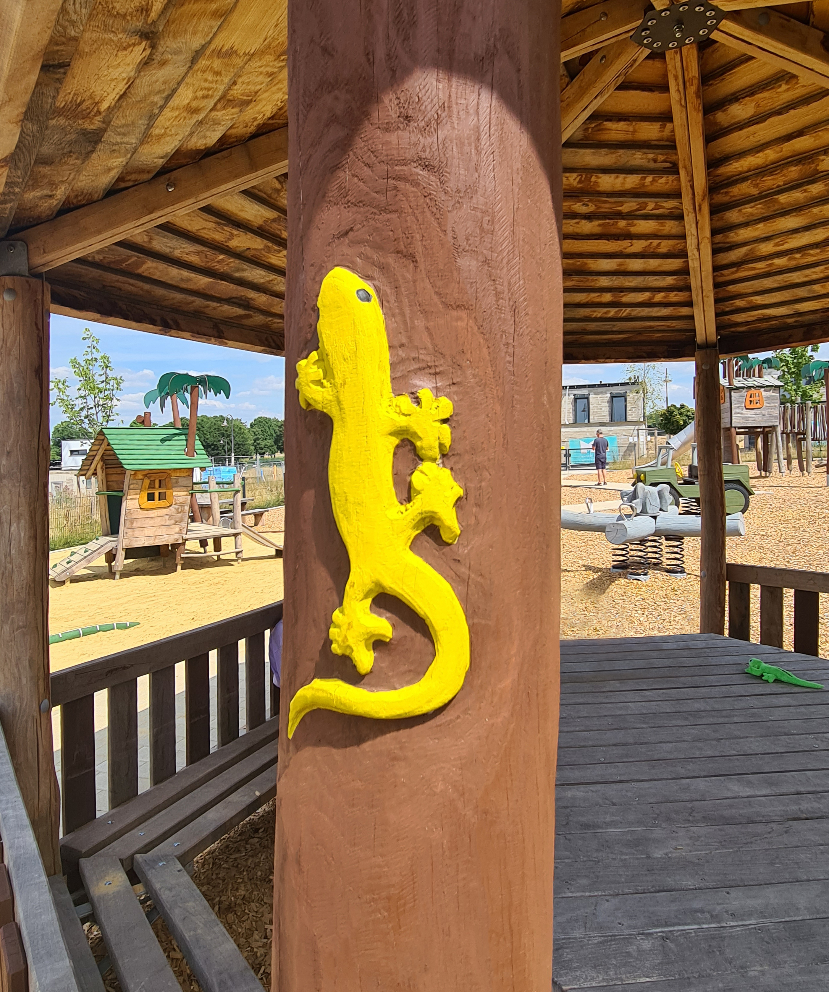 Seckseckhütte Rastplatz im Dschungel Ansicht 6