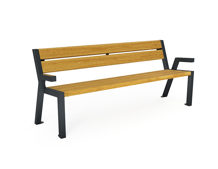 Parkbank Lärche Ansicht 2