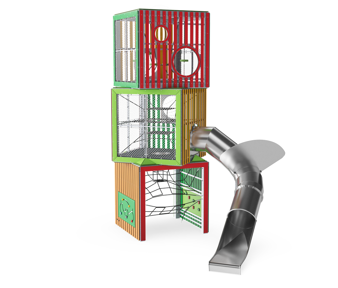 3-Ebenen Cube Tower COR10450 Ansicht 2