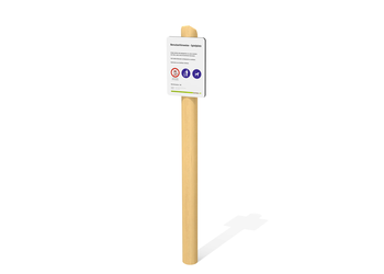 Infotafel 1 Standard - Wandmontage, Deutsch Ansicht 5