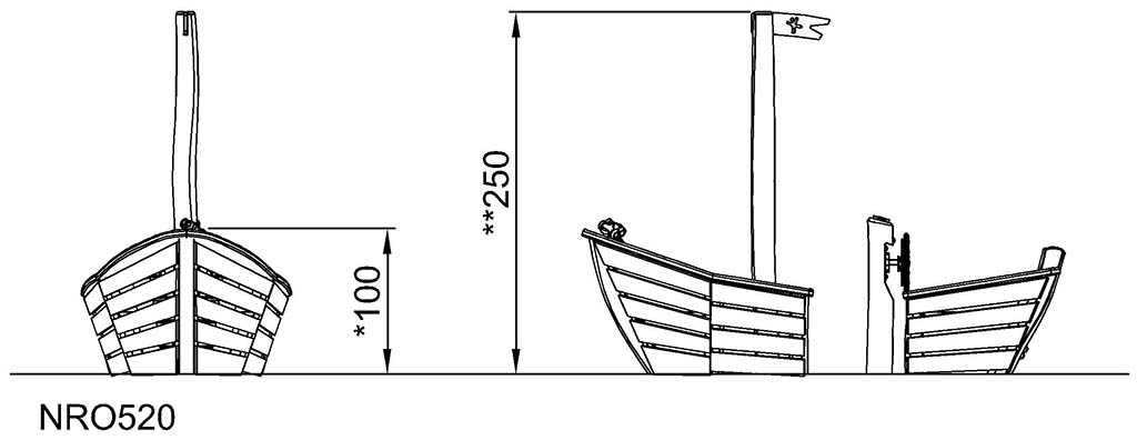 Spielboot ohne Boden NRO520 Ansicht 5