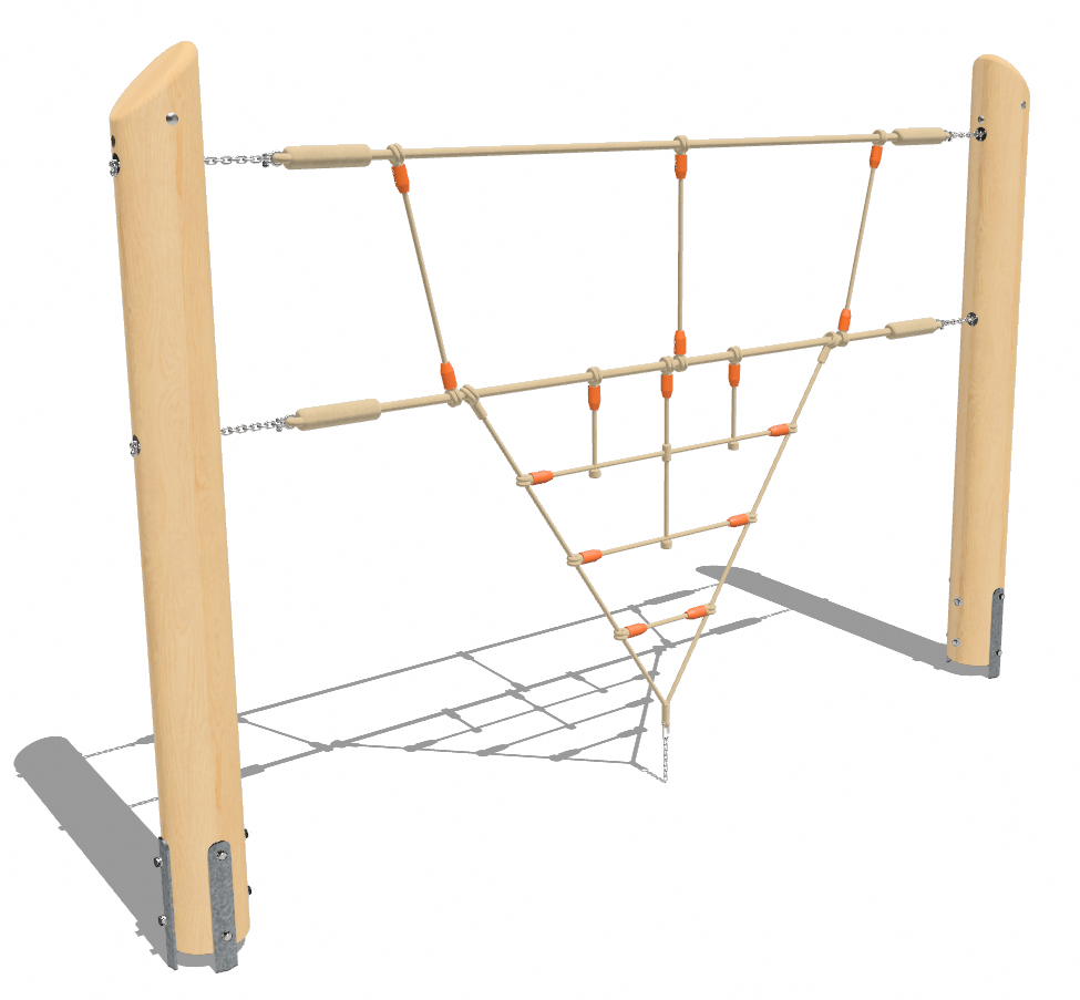 Vertikales Dreiecknetz Ansicht 5