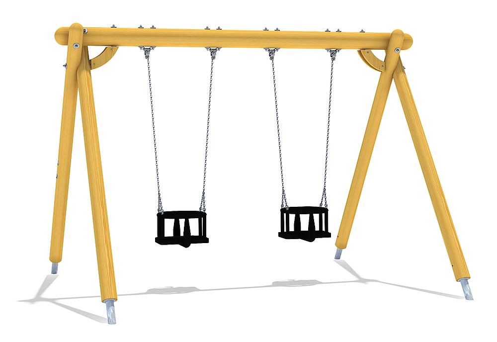 Doppelschaukel Kleinkind Falke Ansicht 5