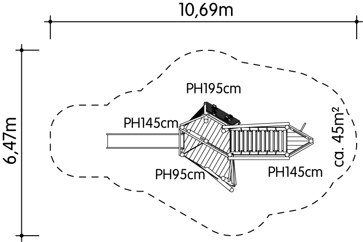 Kletterkombination Giesental Ansicht 6