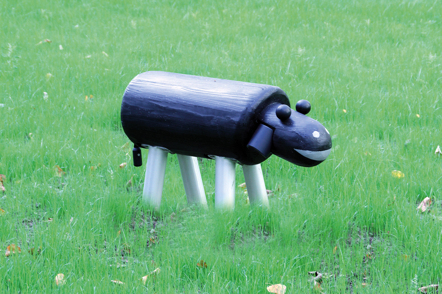 Sitztier schwarzes Schaf 1963 Ansicht 4
