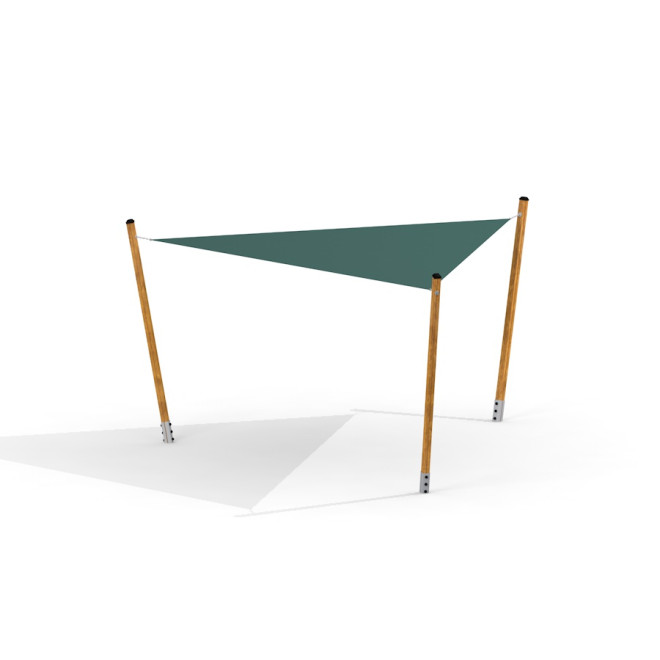 Sonnenschutz Dreieckig 5x5x5 Pioneer Ansicht 2