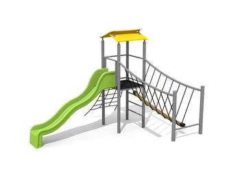 Kletterlandschaft 1 steel color, Bimbo Spielplatzgeräte (Hinnen AG)