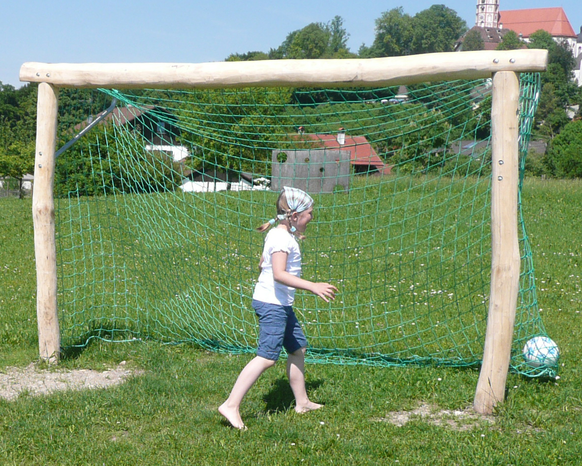 Bolzplatztor 3x2m mit Netz Ansicht 2
