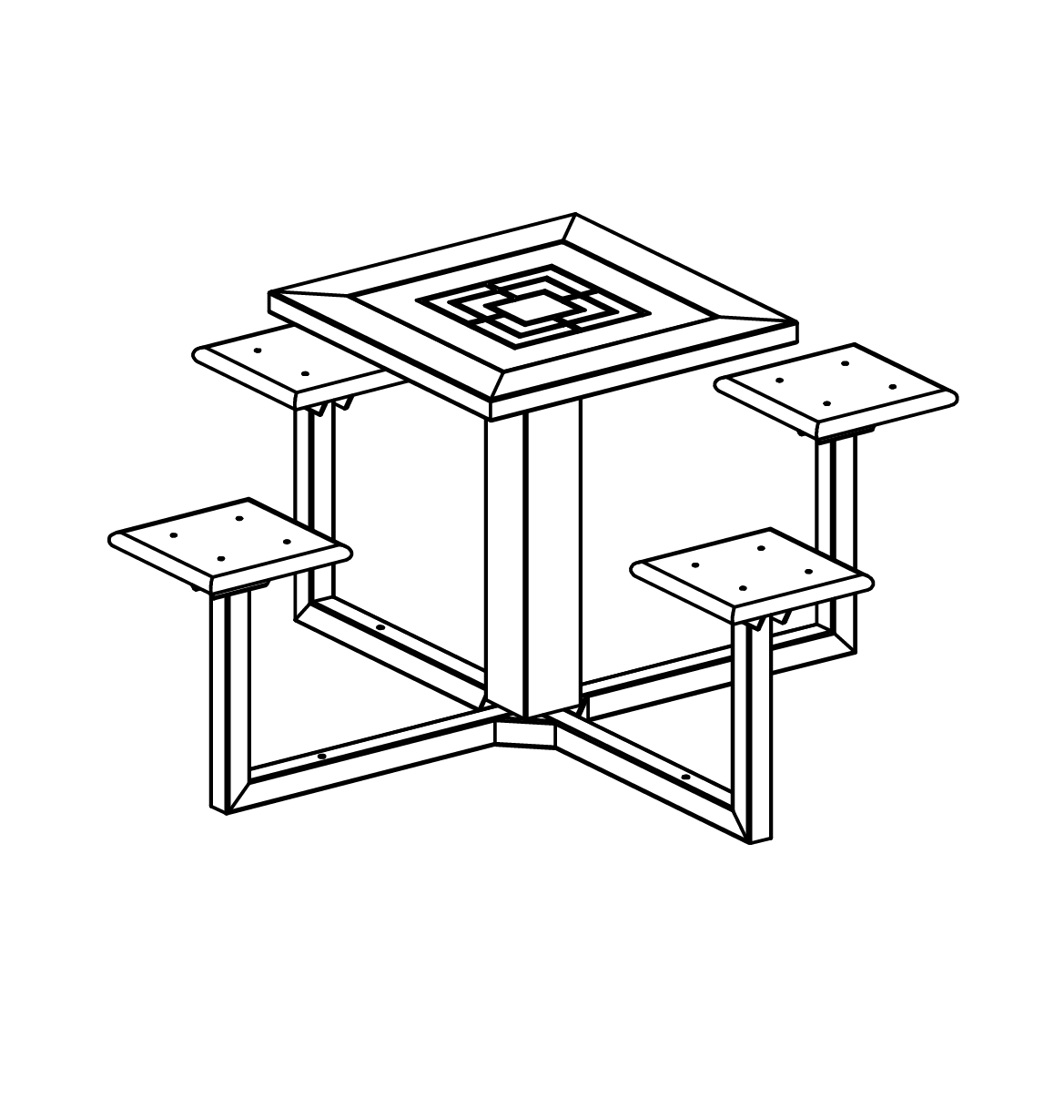 Mühlespiel Ansicht 2