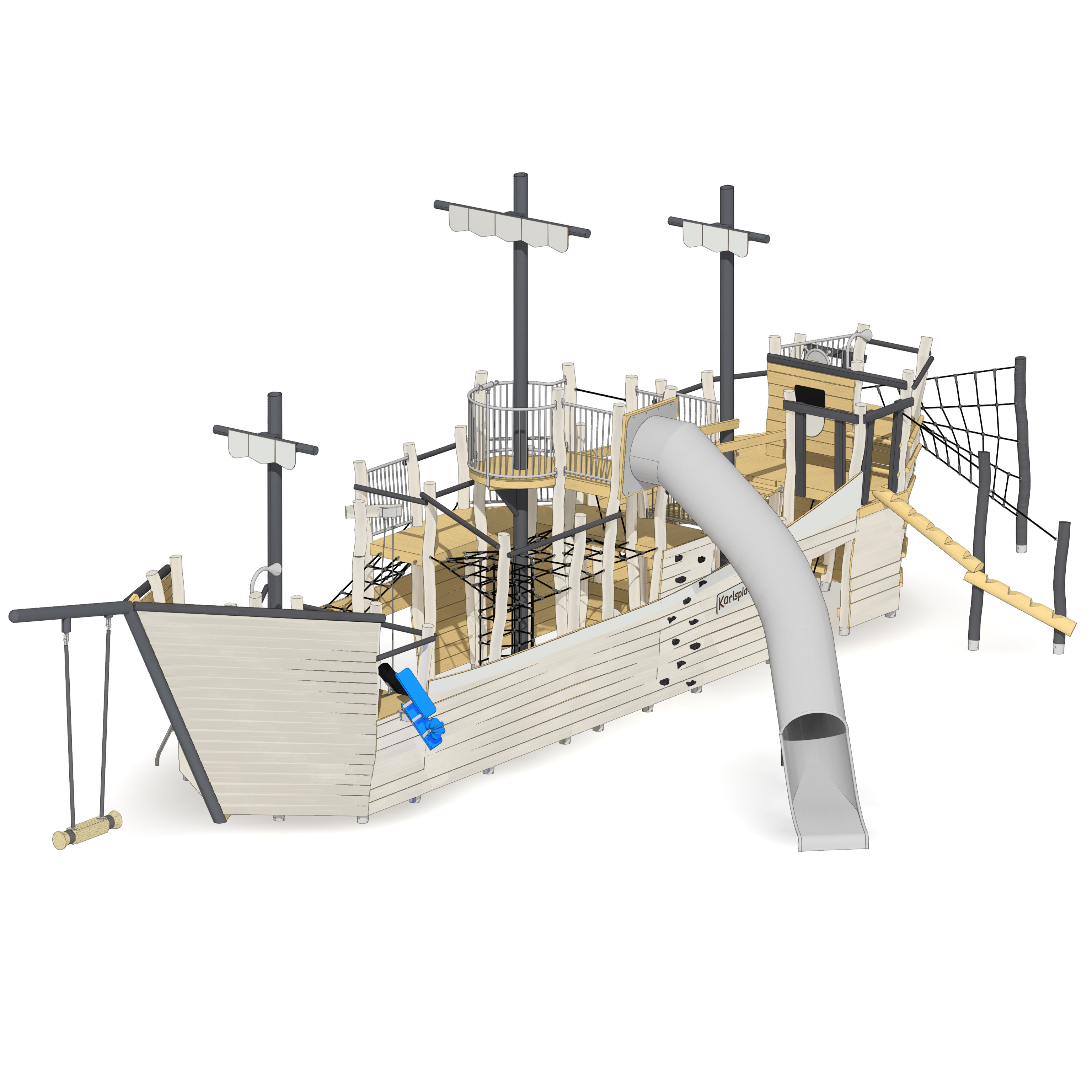 Spielschiff Karlsplatz-Piraten Ansicht 2