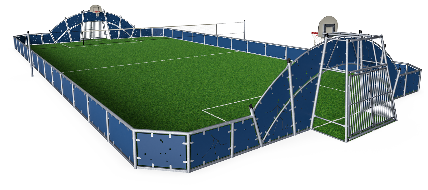 Cosmos Multisportanlage 15 x 30 m FRE2113 Ansicht 2