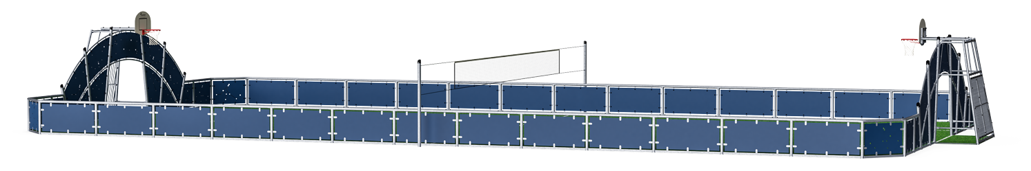 Cosmos Multisportanlage 15 x 30 m FRE2113 Ansicht 6