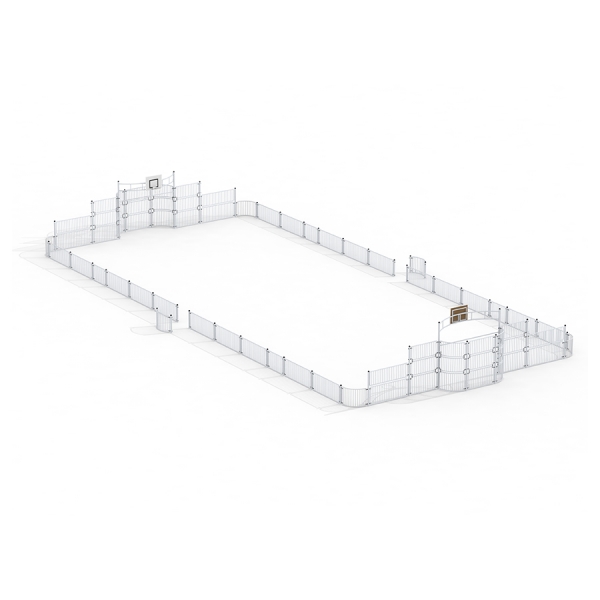 Multisport-Anlage 14x31 m Ansicht 2