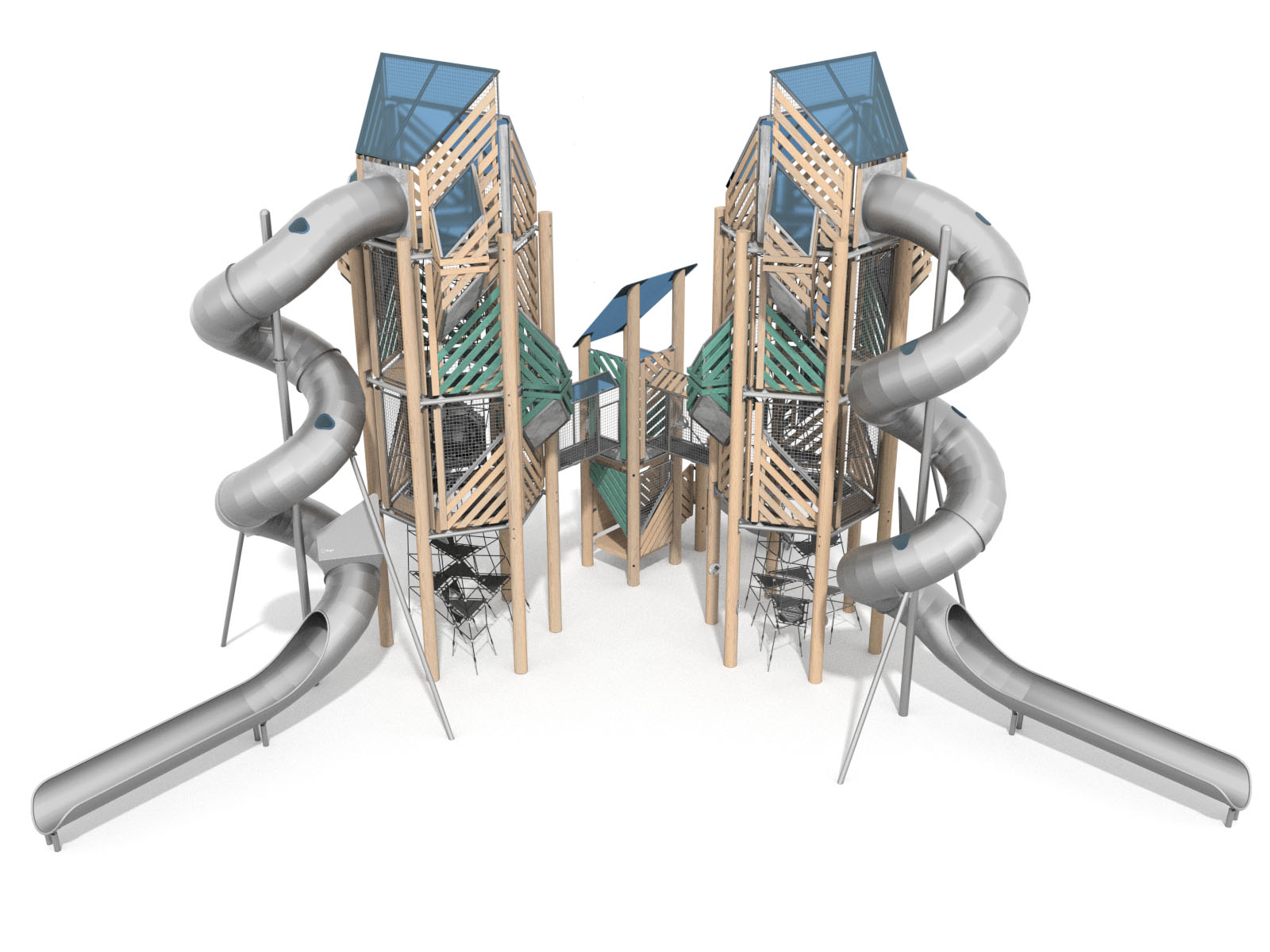 Rutschenturmanlage Trimegora Ansicht 3