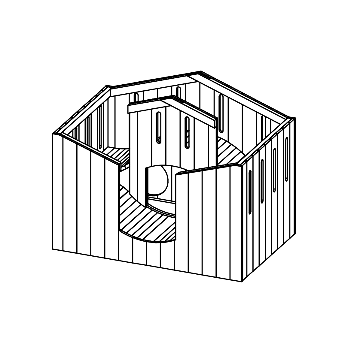 Zwergenburg Ansicht 2