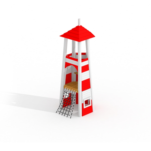 Leuchtturm Spielturm Ansicht 2