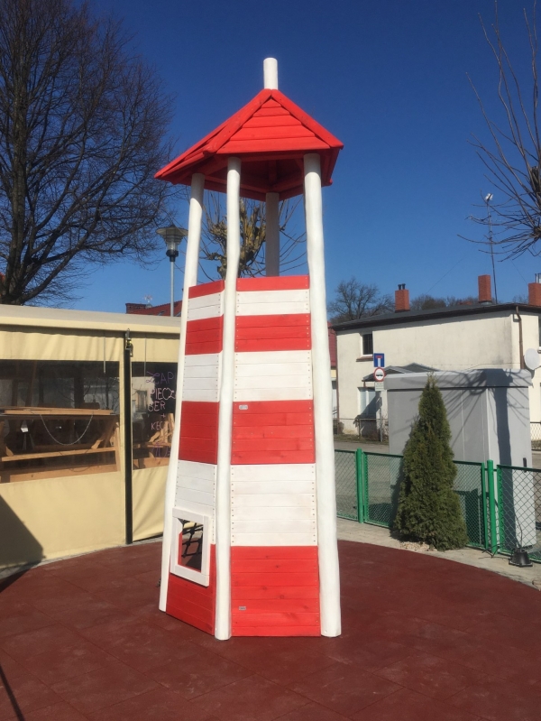 Leuchtturm Spielturm Ansicht 3